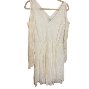 Ali & Jay Lace Cold Shoulder Lace Dress Women's Sz M
